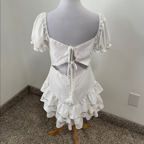 ☎️ Mixed Threads Ruffle Shirt Toe Back Dress - Picture 3 of 4